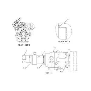 151-6647 155-9206 170-9918 155-9222 5090B Excavator Main Piston Pump 385B Hydraulic Pump For Caterpillar