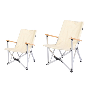 캠핑 의자 알루미늄 합금 + 600D 옥스포드 패브릭 야외 가구 하이 백 안락 의자 휴식 접이식 휴대용 캠핑 의자 - Product Image 3