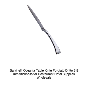 Couteau de table droit forgé Salvinelli Oceania, acier inoxydable 18/10, épaisseur 3,5 mm - Product Image 2