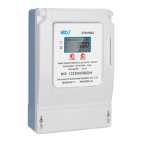 Compteur d'énergie électronique prépayé à carte IC triphasé mural personnalisable, précision classe 1.0, courant maximal 100A, affichage LCD