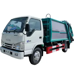 I-suzu4ton圧縮ごみ収集車4*2 4cbm日本中古ごみ収集車10トンごみ輸送トラック高品質