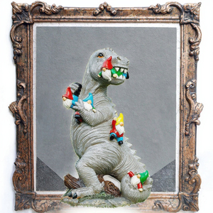 Anyway Factory Direct Cute Dwarf <b>Elephant</b> Resin Hand-painted Fashion 3D Folk Art Ornaments Desktop <b>Decoration</b> Indoor Home Use - Product Image 3