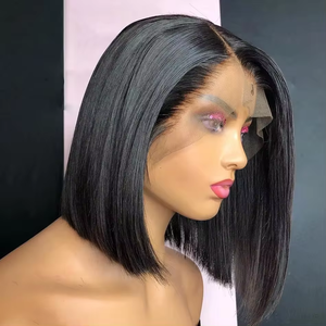 วิกผมบ๊อบยาวสีธรรมชาติแบบขายส่ง จัดส่งรวดเร็ว สำหรับฐานลูกไม้แบบใส วิกผมแท้เวียดนามสำหรับผู้หญิง - Product Image 6