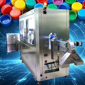 Sistema de Inspección de Visión CCD para Tapas de Leche con Alimentación Automática y Estación de Rechazo |   360 °   Detección de Defectos Superficiales en Tapas de Botellas - Product Image 1