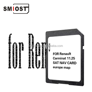 Pour SMIOST 16GB Micro GPS Navigation carte SD en plastique Sat Nav carte carte commémorative pour <span class=keywords><strong>Renault</strong></span> <span class=keywords><strong>Carminat</strong></span> 11.25 Megane Clio - Product Image 1