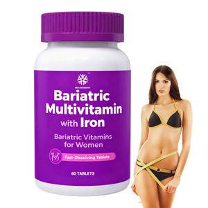 Vente en gros de comprimés de fer multivitamines bariatriques quotidiens pour femmes routine de vitamines de soutien supplément vitaminique à dissolution rapide - Product Image 1