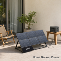 Panneau solaire monocristallin pliable 600W, 6 panneaux, étanche, écologique, léger, kit de chargeur solaire portable, sac de transport