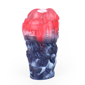 Masturbadores de fantasía OEM ODM con forma de animal para entrenamiento del pene, orgasmos, impermeables, de silicona segura para el cuerpo, tipo vagina de bolsillo para hombre. - Product Image 3