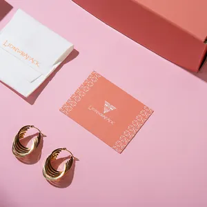 Scatole Logo personalizzate Lionwrapack gioielli regalo di lusso Packaging scatole con anello sostenibile, collana e braccialetto scatola di carta Set
