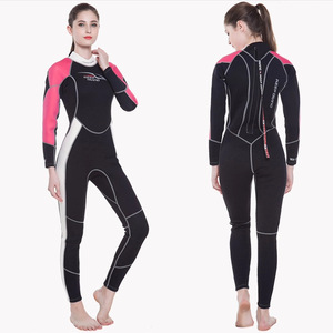 Keep Diving 3mm One Piece <b>Wetsuit</b> Women Long Sleeve High Neck Neoprene Diving Suit - Product Image 4