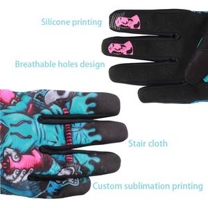 批发定制耐磨摩托车越野赛车手套热销设计舒适MTB手套 - Product Image 5