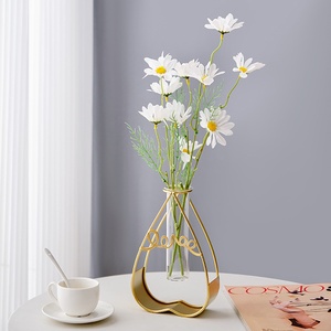 <span class=keywords><strong>Vase</strong></span> décoratif en fer de style européen, ornements pour armoire à vin, arrangement de <span class=keywords><strong>fleurs</strong></span> <span class=keywords><strong>artificielles</strong></span>, salon, bureau, maison, fait main - Product Image 3