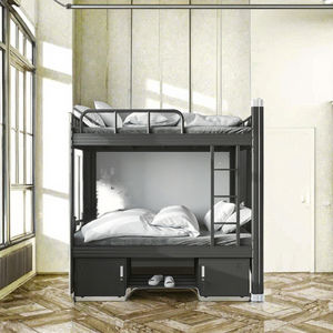 Хит продаж: современная двухъярусная кровать-трансформер с высококачественным металлическим каркасом и местом для хранения, экономит пространство для спальни и школы - Product Image 3