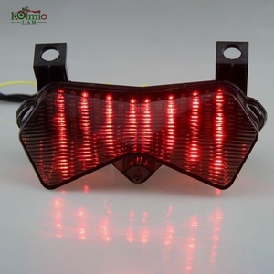 KOLMIO-LAM Fit pour Kawasaki ZX6R <span class=keywords><strong>2003</strong></span> 2004 <span class=keywords><strong>Z750</strong></span> <span class=keywords><strong>2003</strong></span>-2006 Z1000 <span class=keywords><strong>2003</strong></span>-2005 Moto LED Feux Arrière Queue Clignotant Lumière - Product Image 4