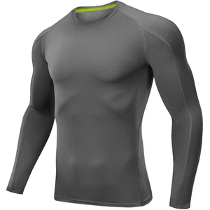 थोक कस्टम फास्ट सूखी लंबी आस्तीन बास्केटबॉल पुरुषों की चल रही फिटनेस पर पुरुषों की चल रही फिटनेस शर्ट - Product Image 3