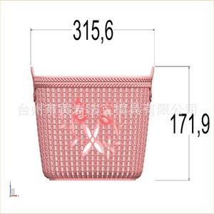 แม่พิมพ์ตะกร้าพลาสติก 315.6x171.9 มม. แม่พิมพ์ฉีดพลาสติก ของใช้จำเป็นในชีวิตประจำวัน - Product Image 1