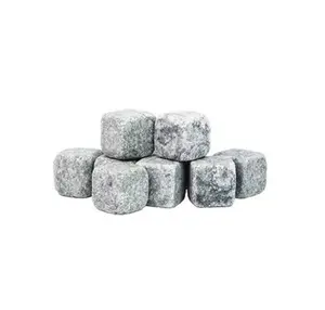 Оптовая продажа, персонализированные гранитные кубики 20 мм, набор камней для охлаждения виски, гранитные камни для виски, аксессуары для бара