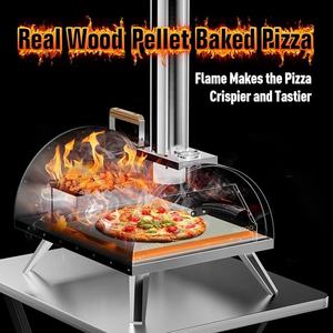 Horno <span class=keywords><strong>de</strong></span> Pizza para Exteriores <span class=keywords><strong>de</strong></span> Venta Directa <span class=keywords><strong>de</strong></span> Fábrica 2025, Construcción <span class=keywords><strong>de</strong></span> Hierro, Horno <span class=keywords><strong>de</strong></span> Camping a Leña y Gas, Portátil e Independiente con Indicador <span class=keywords><strong>de</strong></span> Temperatura - Product Image 3