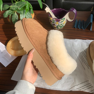 Bottes Ugghs pour femmes, bottes d'hiver Ugghs pour femmes, bottes de neige d'hiver pour femmes avec bottes épaisses imperméables pour le travail en extérieur - Product Image 6