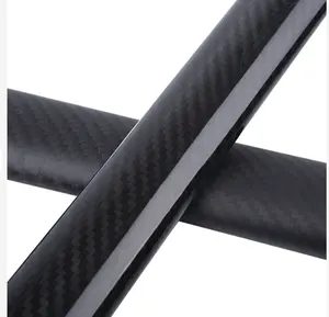 Roll Gewikkeld Prepreg Hoge Kwaliteit Carbon Fiber Ovale Buis, Koolstofvezel Buis