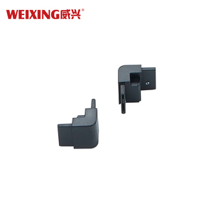 Chất lượng cao Nhôm đóng Khung vít Con lăn xử lý hệ thống đường sắt vuông tắm cửa phần cứng mà không cần kính - Product Image 6