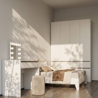 Ensemble de chambre à coucher moderne de luxe turc, prix direct usine, lit en bois sur mesure avec rangement, tailles King/Queen, pour maison, hôtel, villa