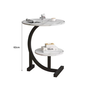 Sang trọng sáng tạo bàn góc nhỏ hai lớp Bàn cà phê phòng khách sofa đơn giản đầu giường bàn nhỏ sử dụng căn hộ nhỏ - Product Image 6
