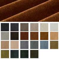 Tissu d'ameublement en velours européen de luxe en polyester/coton Ripstop à motif croisé pour canapé et mobilier