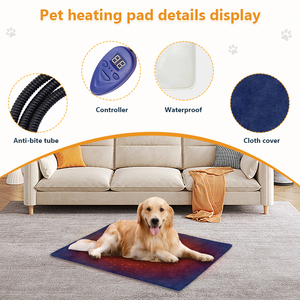 Manta <span class=keywords><strong>Eléctrica</strong></span> Térmica para Mascotas en Existencia, Alfombra Impermeable con Calefacción para Mascotas - Product Image 2