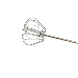 Semi-<b>automatic</b> Egg Beater 304 Stainless Steel Egg Whisk Manual Hand Mixer Self Turning Egg <b>Stirrer</b> Kitchen Accessories Tools - Product Image 5