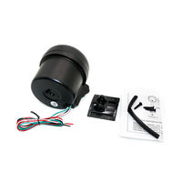 Pengukur Jarak Meter Mobil Universal, LED Biru Tachometer 3.75 "95mm dengan Lampu Shift Balap 0-8000 RPM