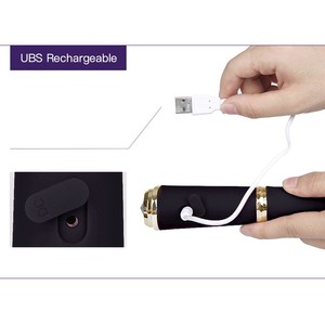 Pen Vibrator Women 10-Frequency <b>Silicone</b> <b>Waterproof</b> USB Charging Masturbation Teasing Orgasm Adult Sex Toys 50 DB Noise - Product Image 2