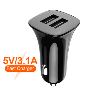 <span class=keywords><strong>Chargeur</strong></span> de voiture universel en gros PD Quick Charge 3.0 Type-C 15W 3.1A à charge rapide avec <span class=keywords><strong>double</strong></span> port USB pour téléphone portable, ignifuge, garantie 12 mois - Product Image 1