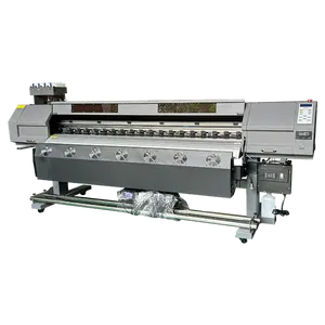 Roll to roll eco solvent printer with dual xp600 head 1 year after sale service online