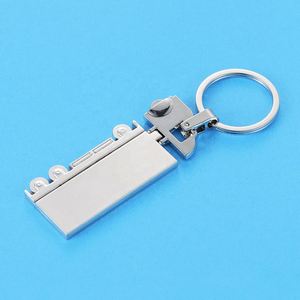 Custom Logo <b>Metal</b> Big Rig <b>Key</b> <b>Chain</b> Zinc Alloy Semi Truck Keychain for Logistics Corporate Giveaways - Product Image 4