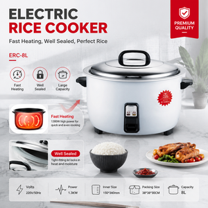 Olla <span class=keywords><strong>Arrocera</strong></span> <span class=keywords><strong>Eléctrica</strong></span> de Alta Calidad para Restaurante Comercial, Estilo Moderno y Sencillo, 8L, 10L, 13L, 23L, 38L, en Venta - Product Image 1