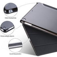Étui universel mat ou givré pour tablette PC, housse rigide pour iPad avec couverture frontale en PU