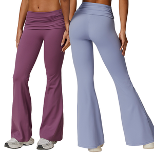 Set di Leggings Yoga a <span class=keywords><strong>Vita</strong></span> <span class=keywords><strong>Alta</strong></span>, Abbigliamento Fitness, Leggings Senza Cuciture, Reggiseni Sportivi, Completi da Allenamento per Donne, Abbigliamento da Palestra e Pilates - Product Image 4