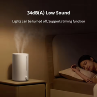 Mijia Humidificateur 3 350 mL/h Humidification 4.5 L Grande Capacité Double Brumisateur pour Bureau À Domicile Humidificador Purificateur