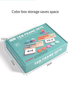 Servizio professionale per bambini numero di legno strumenti di insegnamento sensoriali Juguetes operazione matematica Puzzle giocattoli per bambini ragazzi ragazze - Product Image 6