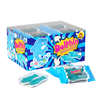 Bonbons gélifiés en forme de dauphin au goût de fruits sucrés OEM