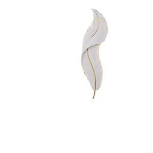 Applique Murale LED Créative <span class=keywords><strong>de</strong></span> Luxe en Forme <span class=keywords><strong>de</strong></span> Plume, <span class=keywords><strong>Lampe</strong></span> Murale Minimaliste d'Intérieur pour Mur TV, Chambre à Coucher, <span class=keywords><strong>Chevet</strong></span>, Salon, Hôtel, Villa - Product Image 3