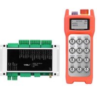 Télécommande industrielle pour grue YDBJ MP-DZ12+ avec écran tactile LED et contrôle de la chaleur, 12 boutons, portée 100/150m