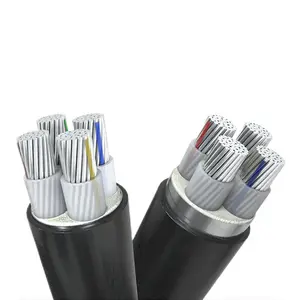 Manufacture 4 pin 25mm 35mm 95mm Aluminum/Copper Core Steel Wire PVC/XLPE Outdoor Underground Electrical Power Armoured Cable