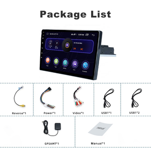 Màn hình cảm ứng Wifi <span class=keywords><strong>Android</strong></span> Car DVD đài phát thanh phổ <span class=keywords><strong>GPS</strong></span> phía sau máy ảnh 1 Din 7 ''9'' 10 ''IPS <span class=keywords><strong>Android</strong></span> 10 MP5 Máy nghe nhạc - Product Image 6