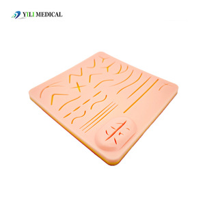 Three-layer <b>large</b> silicone suture practice model, suture practice <b>mat</b>, medical model teaching aid, cross-border source - Product Image 2
