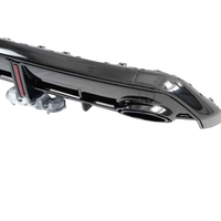 Nouveau AUD-I de pare-chocs arrière de haute qualité A3 2025 2026 diffuseur Spoiler RS3 Style double Quad tuyaux d'échappement système de carrosserie automatique
