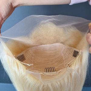 Pelucas de Encaje Completo HD Rubias 613 de 30 Pulgadas en OFERTA, Peluca Frontal de Encaje de Cabello Humano Virgen Natural para Mujeres Negras, Peluca Frontal Peruana - Product Image 6