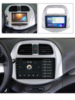 Monitor para Auto MEKEDE con Android, 8 Núcleos, 8+128G, Control por Voz, 4G LTE, IPS, DSP para Chevrolet Spark Beat 2018-2020, con Car-Play, BT, WIFI y Radio