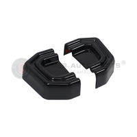 Summer Auto Part New Design Matte Black Trailer Hook Cover Trim 2Pcs For Jetour Traveller T2 2023 2024